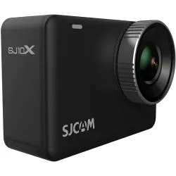 SJCAM SJ10X Optical 12 MP 4K24fps | 5.91 cm (2.33\') UHD IPS Touch Display Action Camera | 10M Waterproof Body | Gyro Stabilization | Mono (1 Internal Microphone) | VLOGING, Black