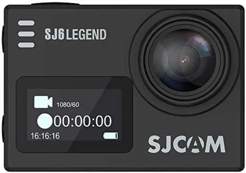 Image of SJCAM SJ 6 Legend 16 MP 4K 24fps 2.0inch LCD Touch Screen Action Camera | Gyro Sensor | External Mic Support | Dual Scre