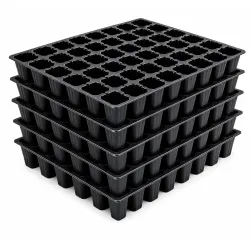 SJ Organics Seed Starter Tray - Pack of 5 (48 Cells Each)