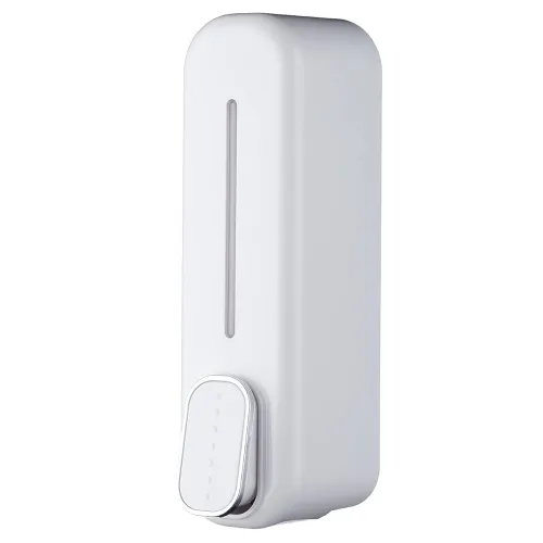 Image of SKADIOO White soap Dispenser Wall Mounted 