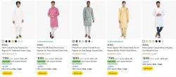 SKAVIJ Mens Kurta Set at minimum 80% Discount