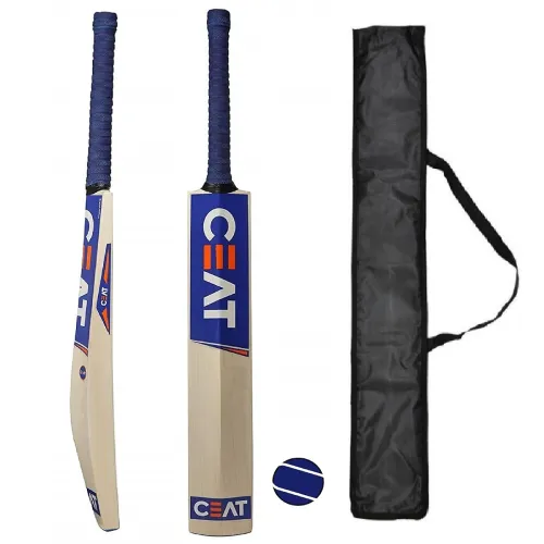 Image of SKE XTROKE Tennis Ball Cricket Bat Full Size