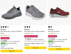 Skecher Men Shoes Minimum 60% Discount