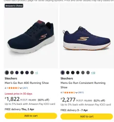 skechers shoes minimum 60% off 