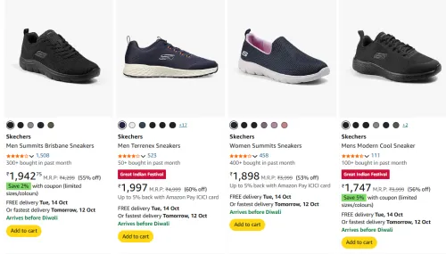Image of Skecher Shoes Minimum 50% Discount