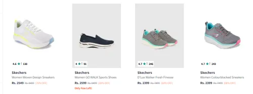 Image of Skecher shoes Minimum 60% Discount