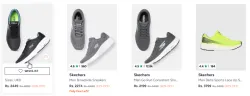 Skecher shoes Minimum 60% Discount