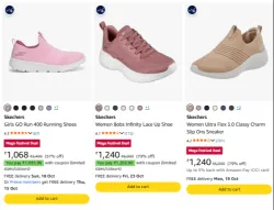 Skechers at minimum 50% Discount