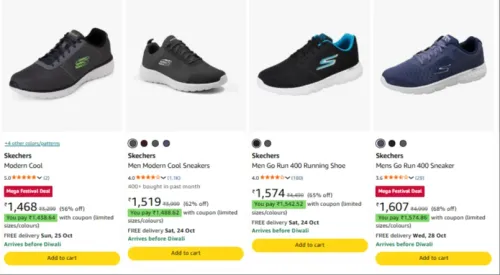 Image of Skechers at minimum 51% Discount