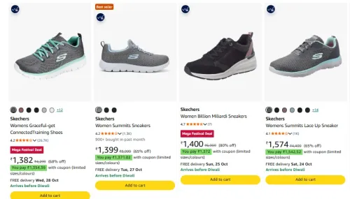 Image of Skechers at minimum 54% Discount