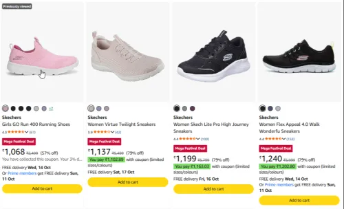 Image of Skechers at minimum 79% Discount