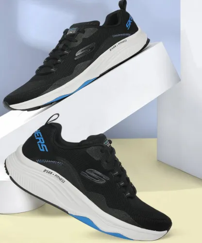 Image of Skechers D'Lux Fitness - Roam Free Sneakers (Black , 7)