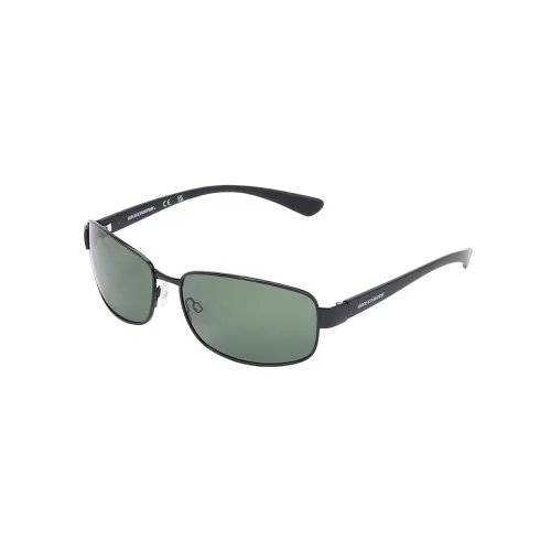 Image of Skechers Men Rectangular Black Polarization Sunglasses, large
