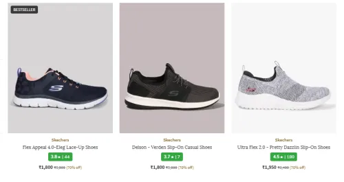 Image of Skechers Men Shoes Minimum 70% Discount