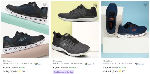 Image of Skechers Men’s Casual Shoes @ Minimum 60% Discount