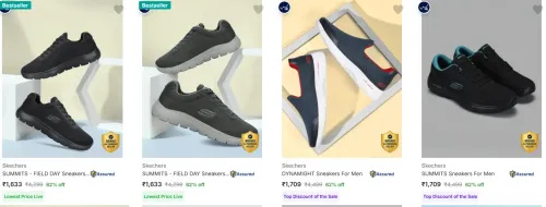 Image of Skechers Men’s Casual Shoes at minimum 60% Discount