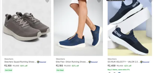 Image of Skechers Men’s Shoes at Minimum 60% Discount