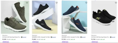 Image of Skechers Men’s Sports Shoes At Minimum 63% Discount