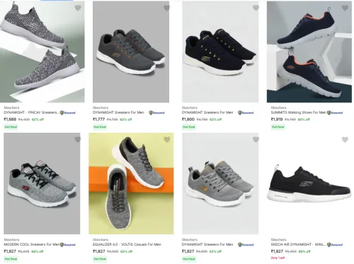 Image of Skechers Men’s Shoes starting @ ₹1688