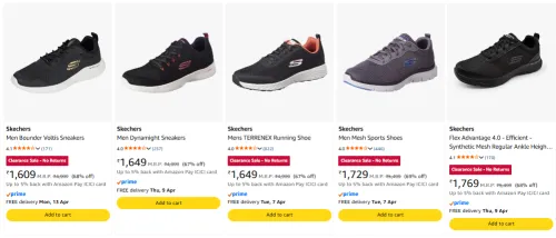 Image of Skechers mens shoes upto 67% discount 