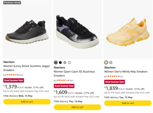 Image of Skechers Mens Shoes Upto 77% Discount