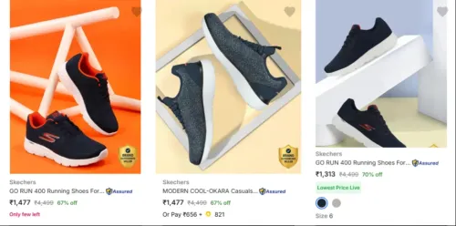 Image of Skechers Men’s Sports Shoes upto 70% Discount