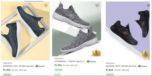 Image of Skechers Men’s Sports Shoes Upto 60% Discount