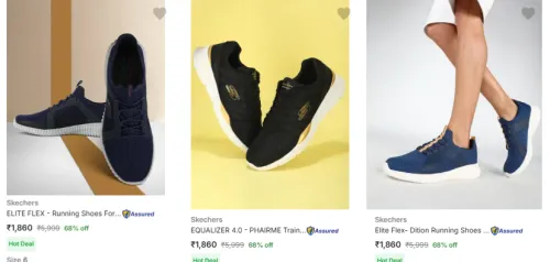 Image of Skechers Men’s Sports Shoes Upto 68% Discount