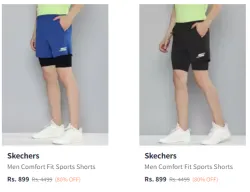 Skechers Shorts @ Flat 80% Discount