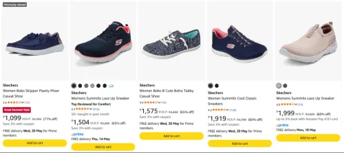 Image of Skechers Women Casual Shoes Upto 77% Discount