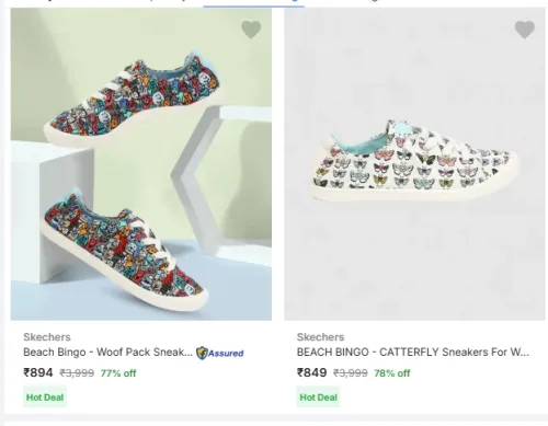 Image of Skechers Women Fashion Casual shoes Minimum 75% Discount
