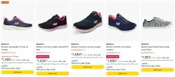 Skechers Womens Sneakers at minimum 60% Discount