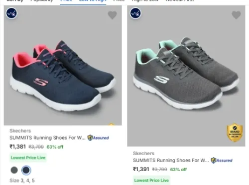 Image of Skechers Women's Sports Shoes at minimum 56% Discount