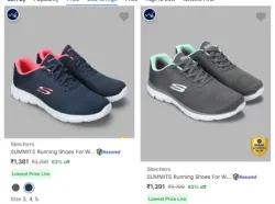 Skechers Womens Sports Shoes at minimum 56% Discount