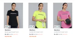 Skechers Womens Tshirts at 82% Discount