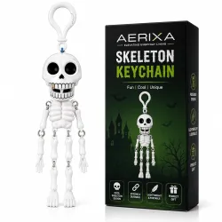 Skeleton Keychain with Movable Limbs