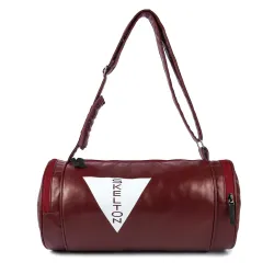 Skelton Gym Bag, Sports Duffle Bag, Red