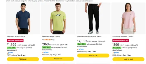 Image of Sketcher Clothes up to 40% Discount + Extra Apply 30% Coupon 
