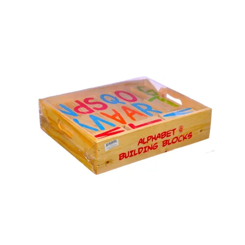Image of Skillofun Wooden Alphabet Blocks, Multi Color