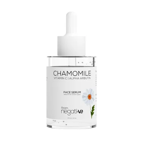 Image of From NegativeSkin Brightening & Calming Face Glow Serum with Chamomile, Vitamin C, Niacinamide, Alpha Arbutin & Hyaluron