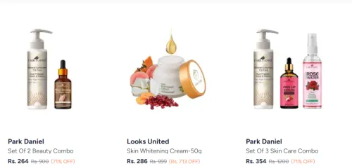 Image of Skin Care Combo Starting at ₹264