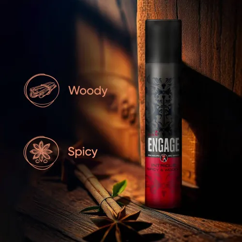 Image of Engage Intrigue Skin Friendly Deodorant Spray - For Men 
