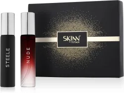 SKINN by TITAN Steele & Nude Perfume Gift Set (Set of 2 EDP)