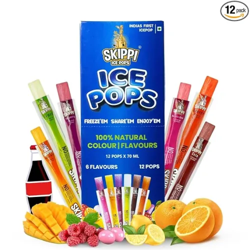 Image of Skippi Icepops Natural Ice Popsicles (Assorted Flavors)