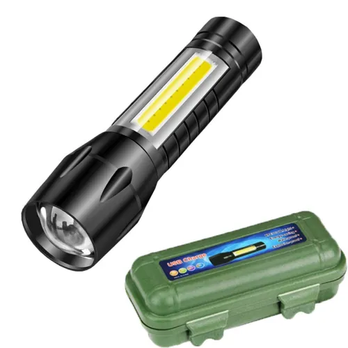 Image of SKMEI Tactical Flashlight with Zoom Modes