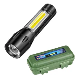 SKMEI Tactical Flashlight with Zoom Modes
