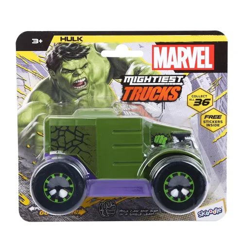 Image of SKOODLE Marvel Hulk Edition Pull-Back Monster Truck