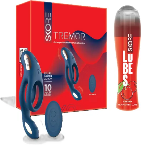 Image of SKORE Tremor Dual Motor Personal Massager Ring