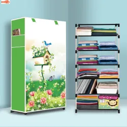 SKPRODER 6-Shelf Foldable Collapsible Wardrobe Organizer (DIY)