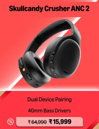 Image of Skullcandy Crusher ANC 2 Headphones @ ₹15999 on Amazon Prime Day Sale